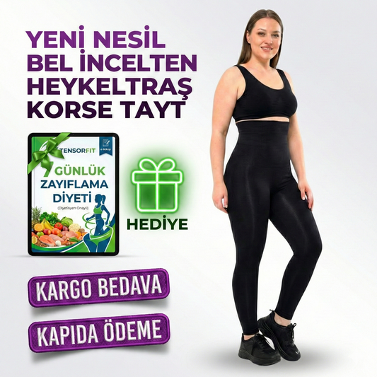 TensorFİT™ Yeni Nesil Zayıflatıcı Toparlayıcı Selülit Giderici Korse Tayt